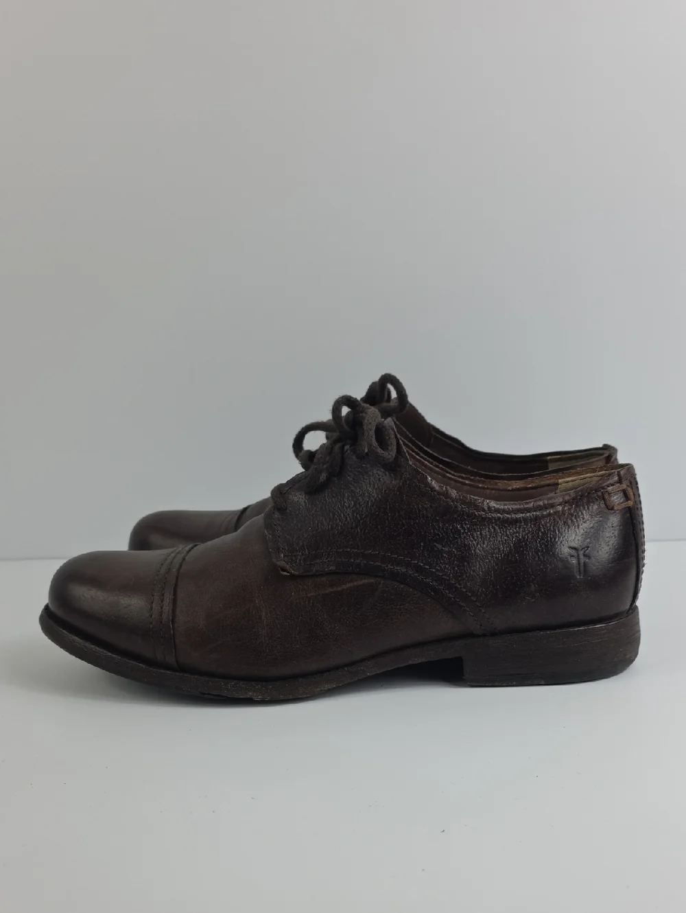 Frye Johnny‎ Brown Leather Men's Oxford Shoes Size 11.5